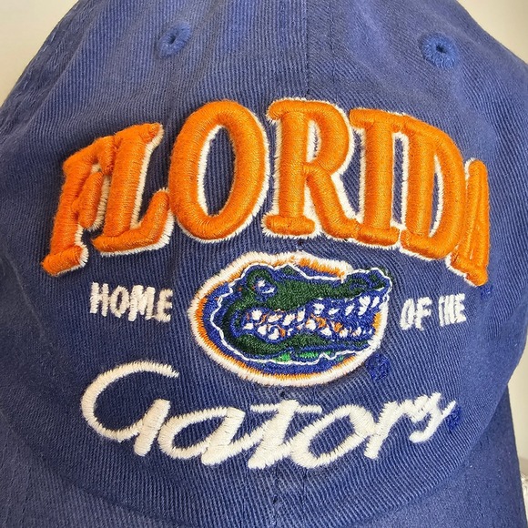 Florida‎ Gators Football Vintage Strapback Blue Orange Y2k Hat Cap - Picture 3 of 12